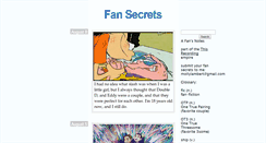 Desktop Screenshot of fansecrets.tumblr.com