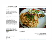 Tablet Screenshot of ilovethaifood.tumblr.com