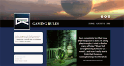 Desktop Screenshot of gamingrules.tumblr.com