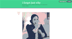 Desktop Screenshot of forget-why.tumblr.com