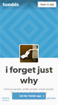 Mobile Screenshot of forget-why.tumblr.com