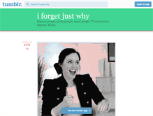 Tablet Screenshot of forget-why.tumblr.com