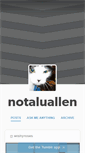 Mobile Screenshot of notaluallen.tumblr.com