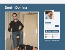 Tablet Screenshot of denimdomina.tumblr.com