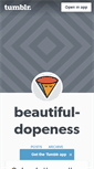 Mobile Screenshot of beautiful-dopeness.tumblr.com