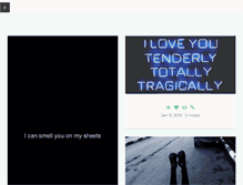 Tablet Screenshot of mylackofyou.tumblr.com