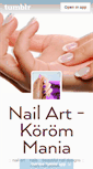 Mobile Screenshot of nails.tumblr.com