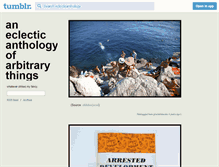 Tablet Screenshot of eclecticanthology.tumblr.com