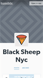 Mobile Screenshot of blacksheepnyc.tumblr.com