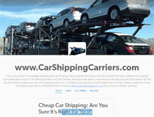 Tablet Screenshot of carshippingcarriers.tumblr.com