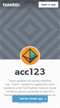 Mobile Screenshot of acc123.tumblr.com