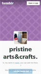 Mobile Screenshot of pristineartsandcrafts.tumblr.com