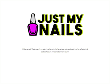Tablet Screenshot of justmynails.tumblr.com