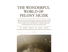 Tablet Screenshot of felonymuzik.tumblr.com