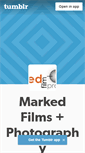 Mobile Screenshot of markedfilms.tumblr.com