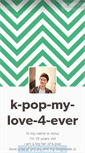 Mobile Screenshot of kpop-lover-4ever.tumblr.com