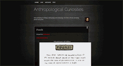 Desktop Screenshot of anthrocuriosities.tumblr.com