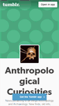 Mobile Screenshot of anthrocuriosities.tumblr.com