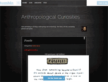 Tablet Screenshot of anthrocuriosities.tumblr.com