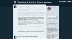 Desktop Screenshot of mrviperfang.tumblr.com
