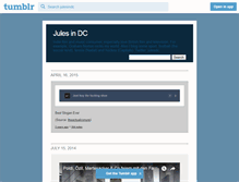 Tablet Screenshot of julesindc.tumblr.com