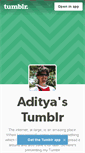 Mobile Screenshot of adityasankr.tumblr.com