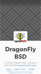Mobile Screenshot of dragonflybsd.tumblr.com