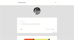 Desktop Screenshot of introspective.tumblr.com