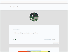Tablet Screenshot of introspective.tumblr.com