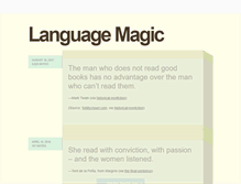 Tablet Screenshot of languagemagic.tumblr.com