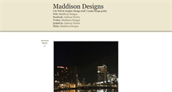 Desktop Screenshot of maddisondesigns.tumblr.com