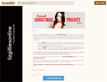 Tablet Screenshot of lizgilliesonline.tumblr.com