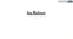 Desktop Screenshot of amymaidment.tumblr.com