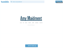 Tablet Screenshot of amymaidment.tumblr.com