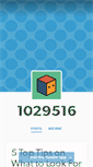 Mobile Screenshot of 1029516.tumblr.com