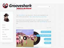 Tablet Screenshot of groovesharkblacklist.tumblr.com