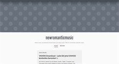 Desktop Screenshot of newromanticmusic.tumblr.com