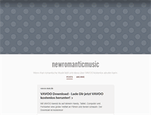 Tablet Screenshot of newromanticmusic.tumblr.com