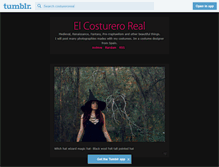 Tablet Screenshot of costureroreal.tumblr.com