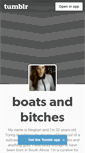 Mobile Screenshot of boatsandbitches.tumblr.com