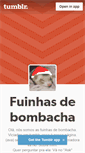 Mobile Screenshot of fuinhasdebombacha.tumblr.com