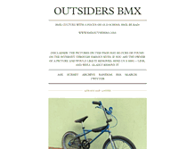Tablet Screenshot of outsidersbmx.tumblr.com