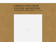 Tablet Screenshot of carsonjoeadventures.tumblr.com