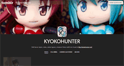 Desktop Screenshot of kyokohunter.tumblr.com