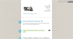 Desktop Screenshot of fbcbethelsprings.tumblr.com