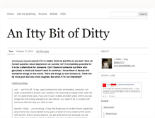 Tablet Screenshot of ditty1013.tumblr.com