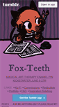 Mobile Screenshot of fox-teeth.tumblr.com