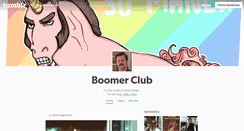 Desktop Screenshot of bomerclub.tumblr.com