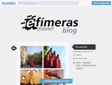 Tablet Screenshot of efimeras.tumblr.com