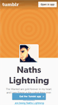 Mobile Screenshot of nathslightning.tumblr.com